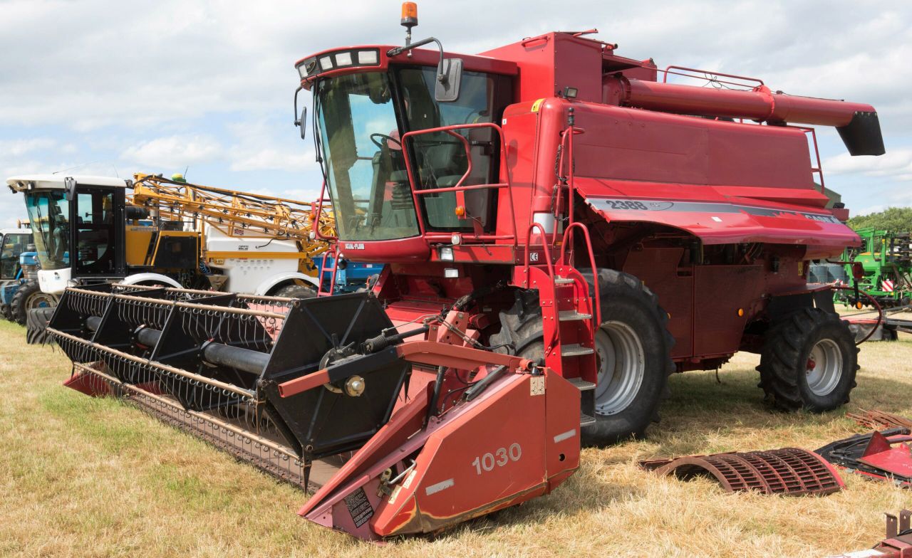 Auction report: Case IH combine heads the field in farm dispersal sale