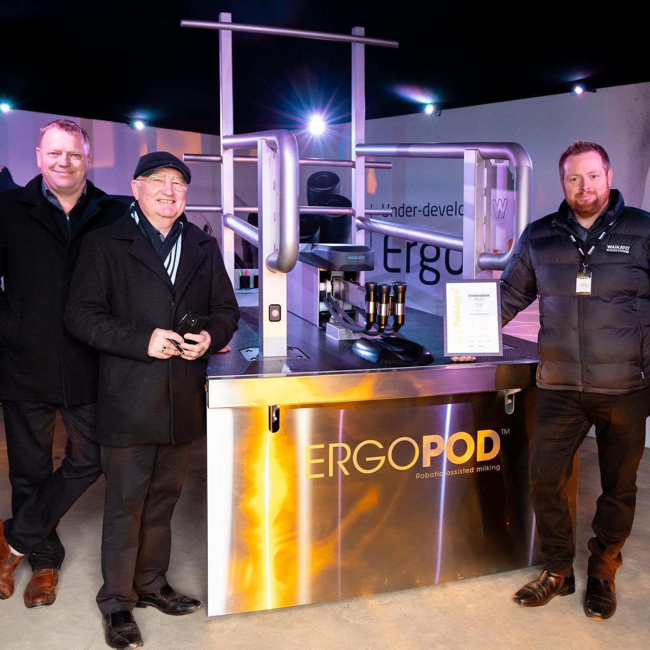 Milking system prototype wins award in New Zealand