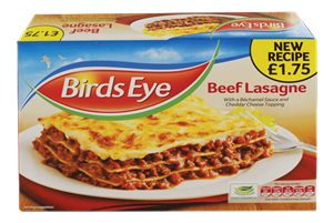 Birds eye on Irish beef