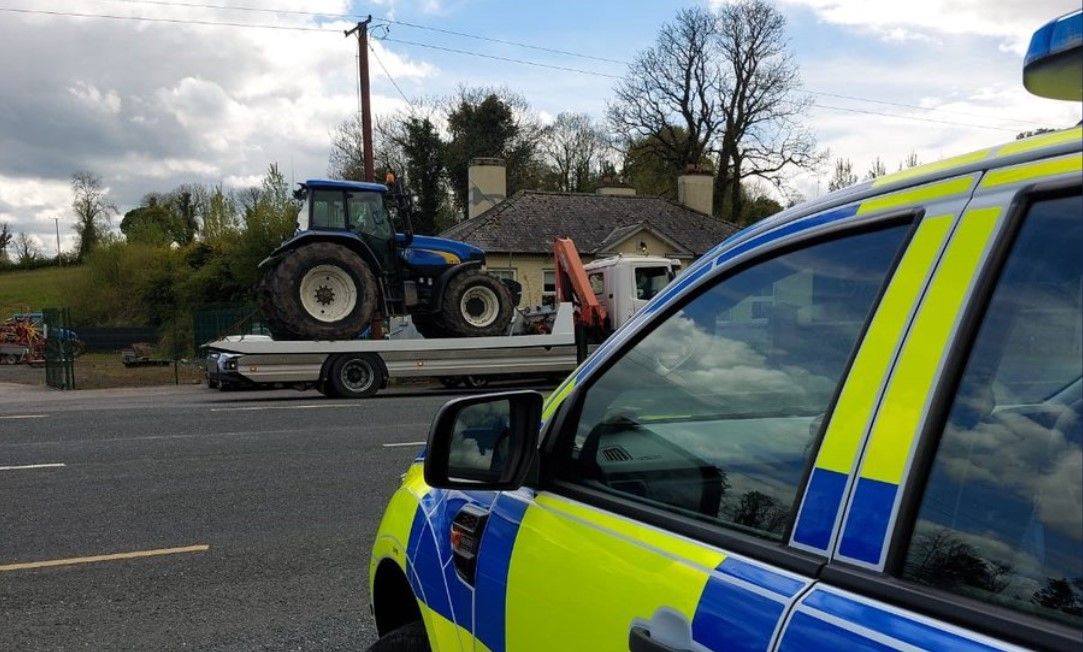 Tractor seized at checkpoint with court to follow