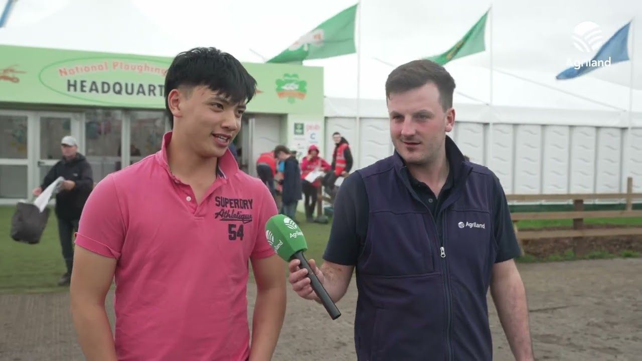 Breifne O'Brien meets Eoin Lynch again one year later #Ploughing2025