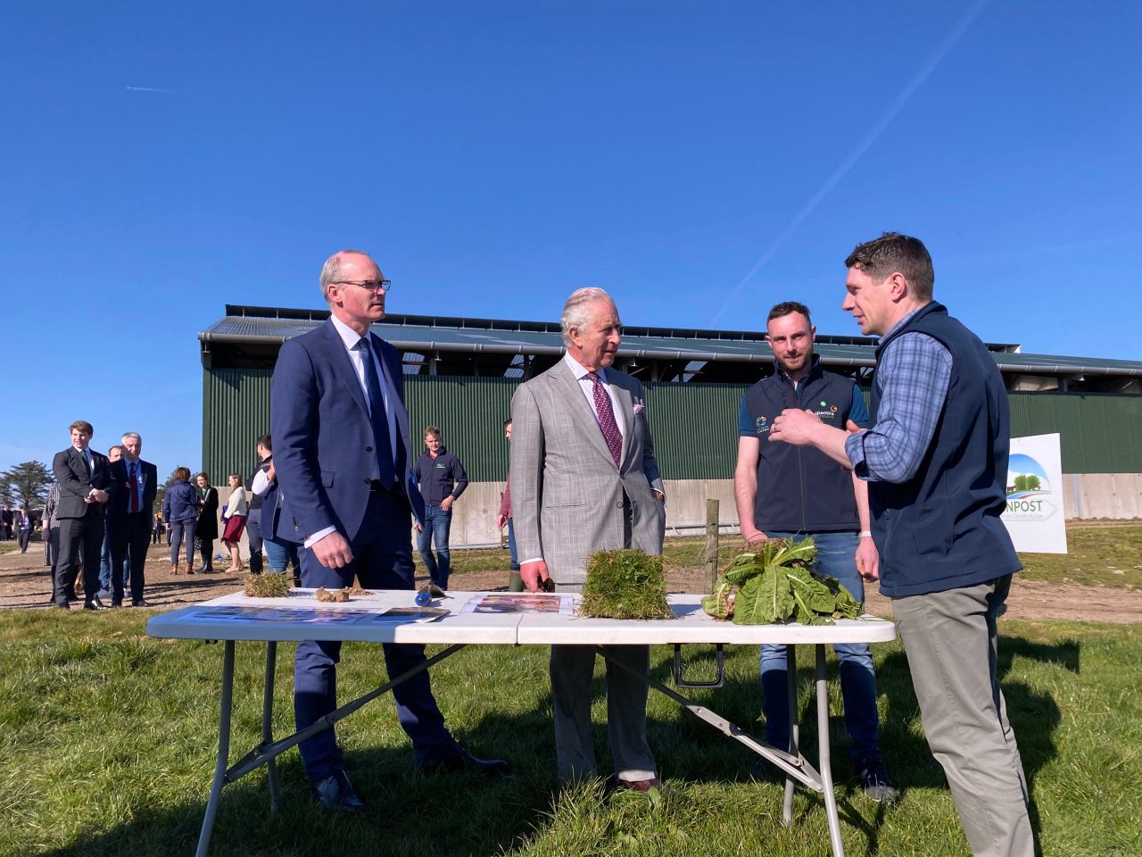 Prince Charles visits 200-cow  dairy farm in Waterford