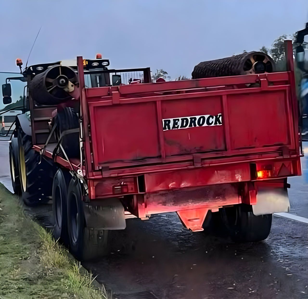Tractor driver fined after being spotted by police on NI motorway