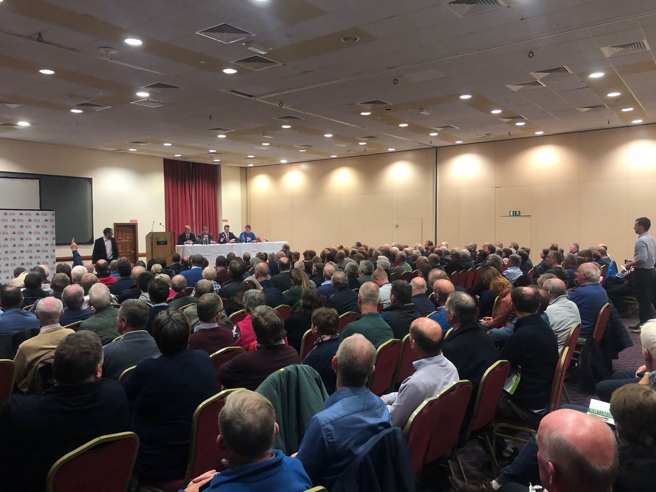 What did farmers say about the first IFA presidential debate?