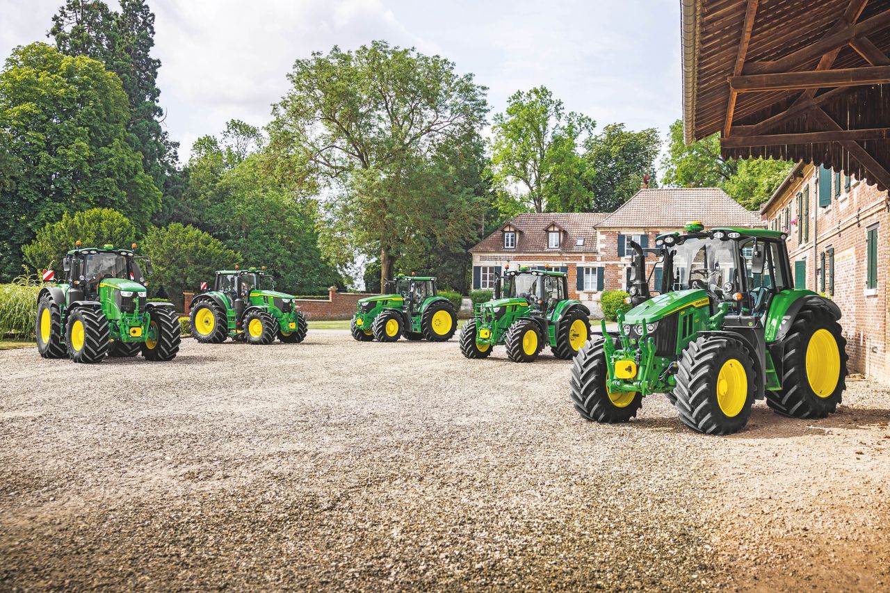 New John Deere 6m series sorted by power and size