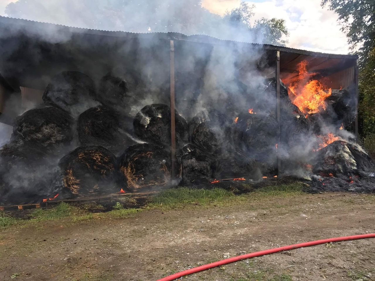 Bales go up in smoke in Tipperary barn blaze