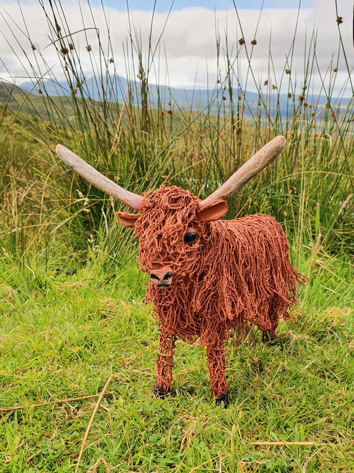 Farm materials put to alternative use in highlighting nature