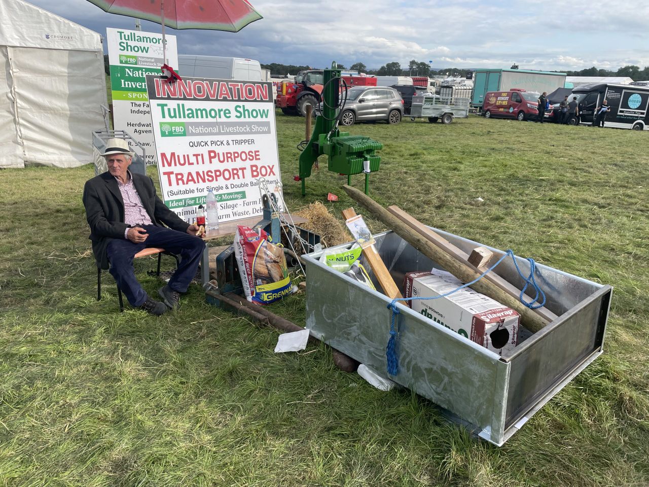 'Transport box' for bale lifter wins Tullamore Show invention award