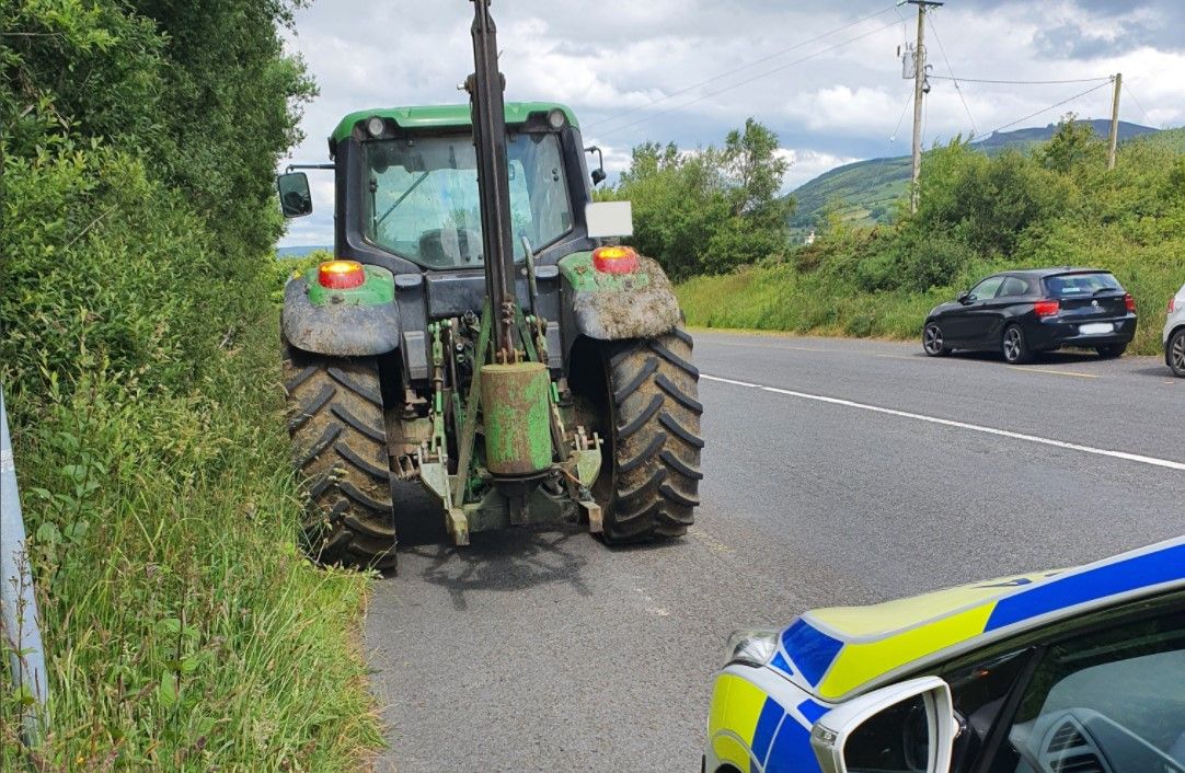 Getting the message: Tractor driver in hot water with Gardaí