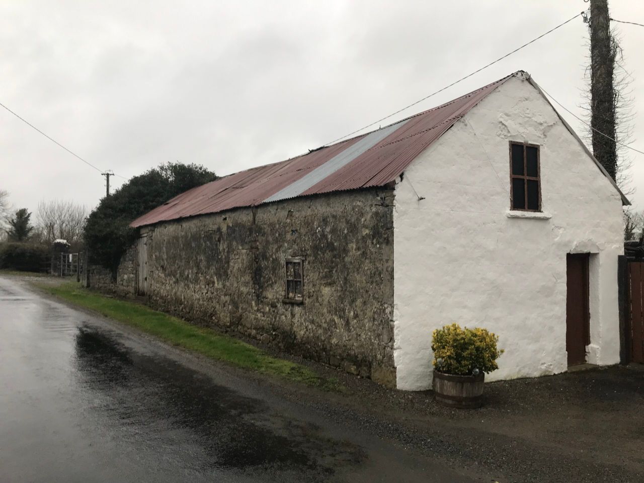Memories of childhood evoked with repair of outbuilding
