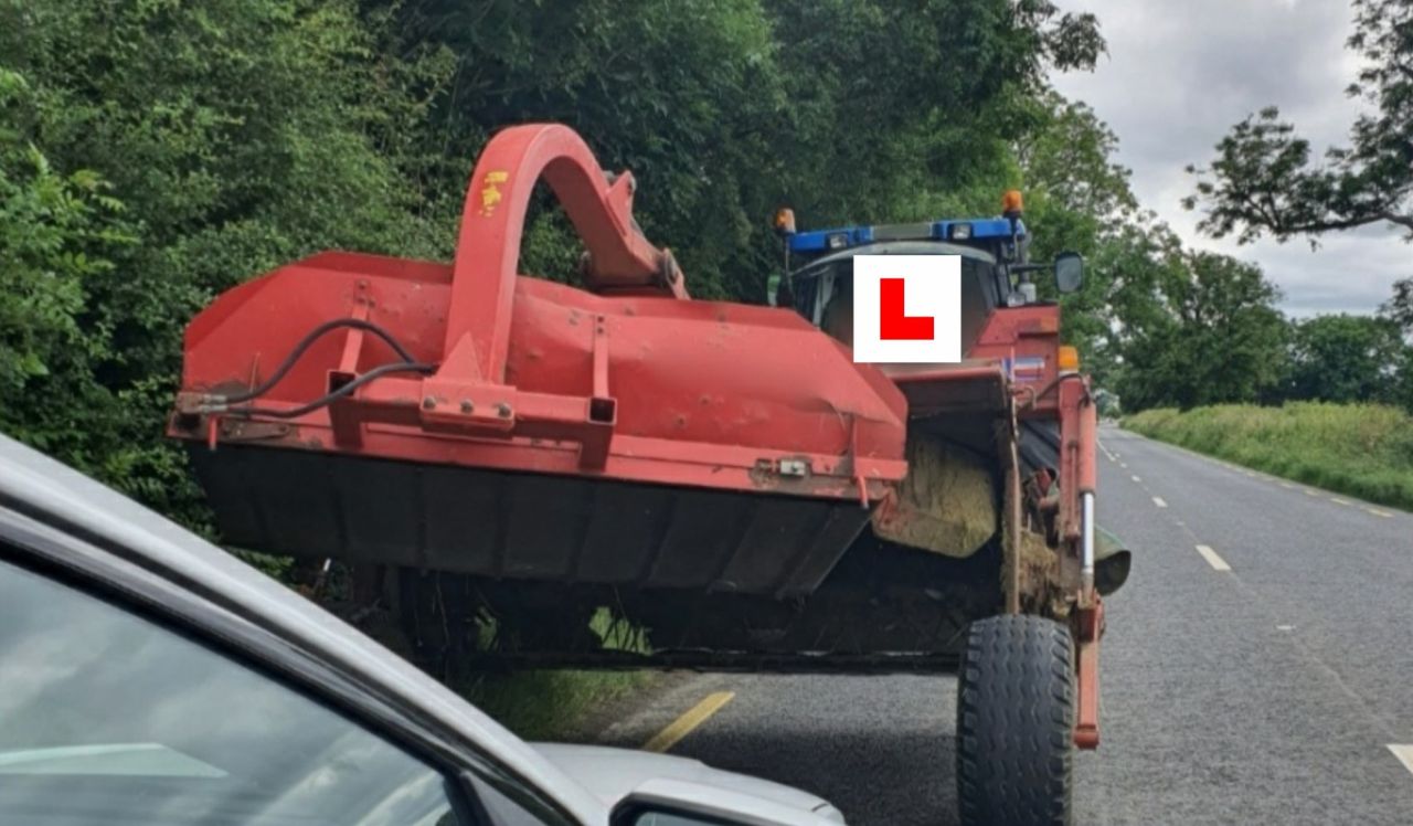 Learner tractor driver taught road safety 'lesson' by Gardaí