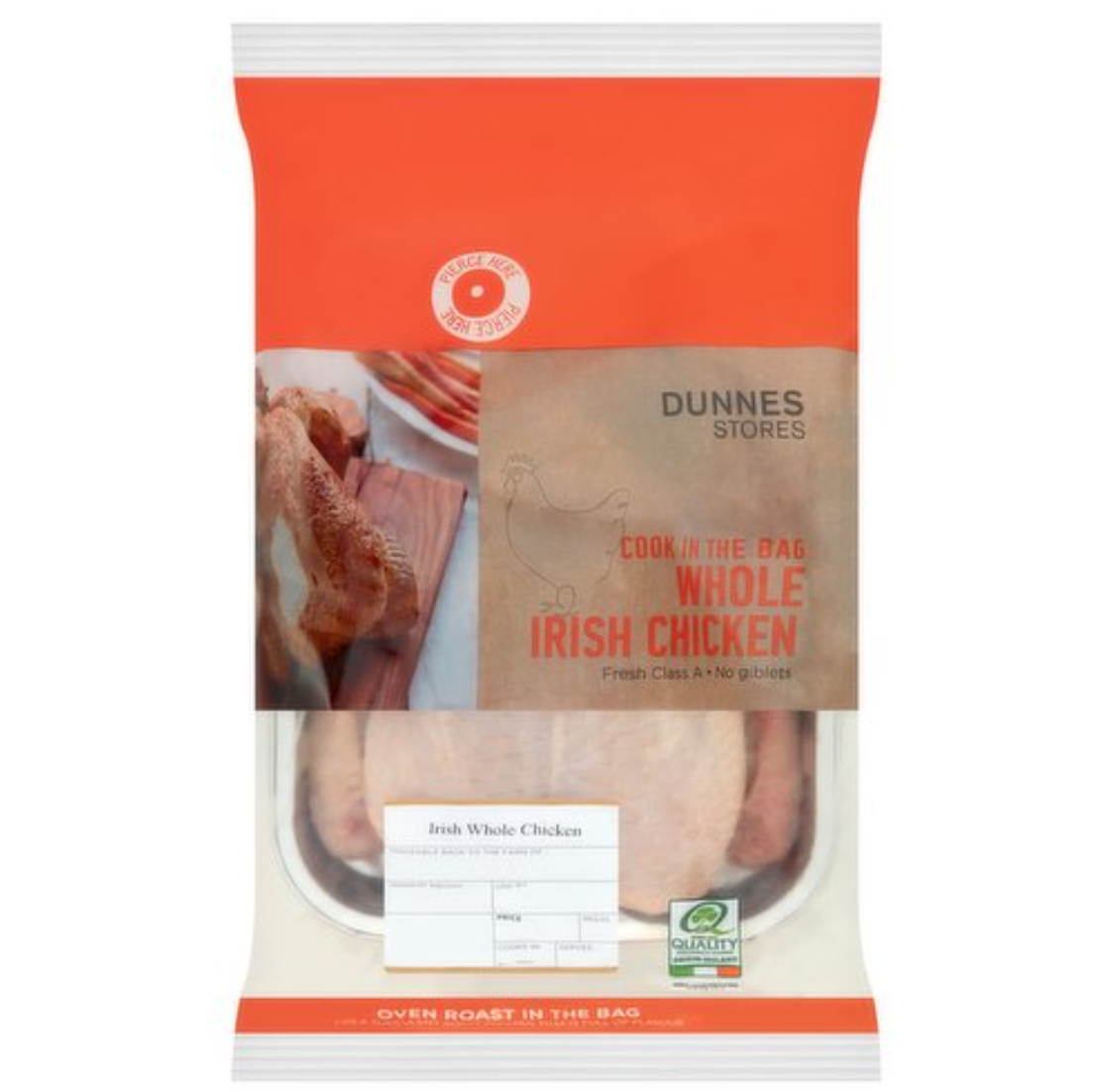 Recall for batch of Dunnes Stores 'cook in the bag' chicken