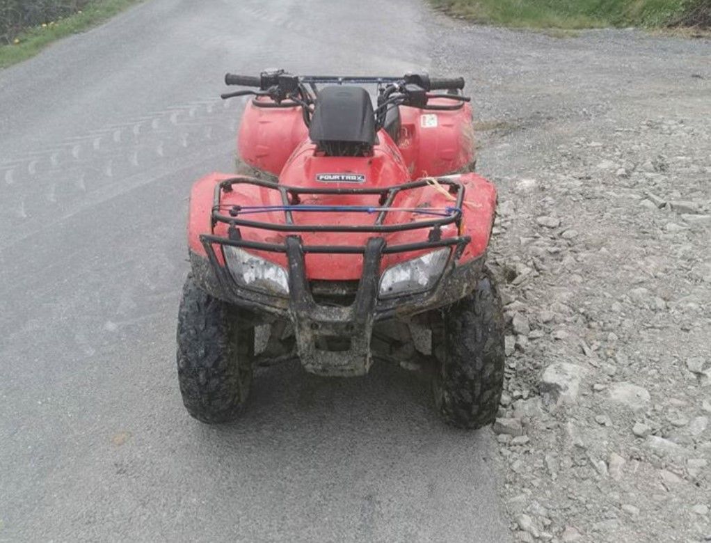Gardaí detain quad following stop on public road