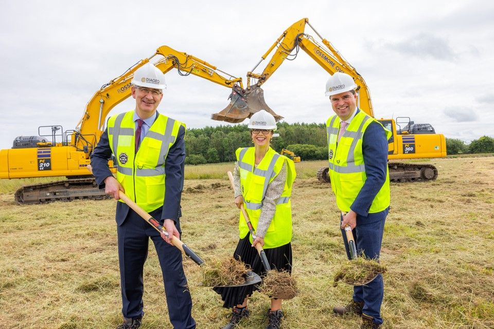 Sod turned on €200m Diageo brewery in Kildare