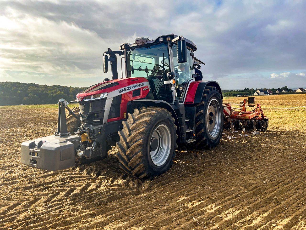 The new Massey Ferguson 7S Mark 2  unveiled in Beauvais, France