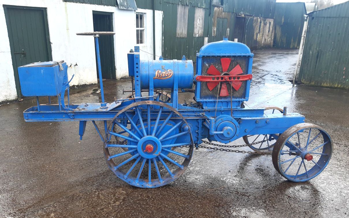 A motor plough conversion although it's new purpose remains unknown