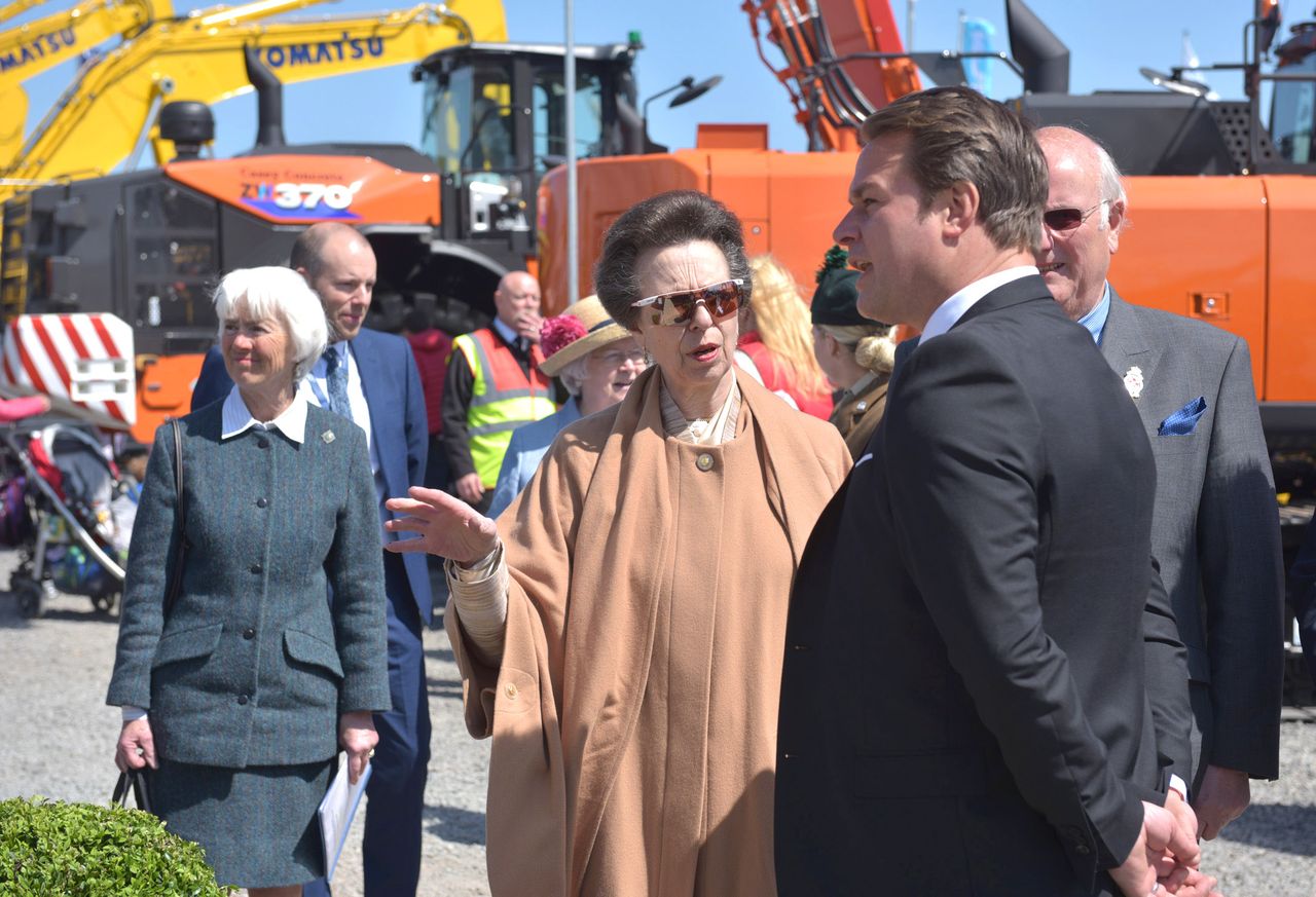 Princess 'down to earth' with farmers at Balmoral