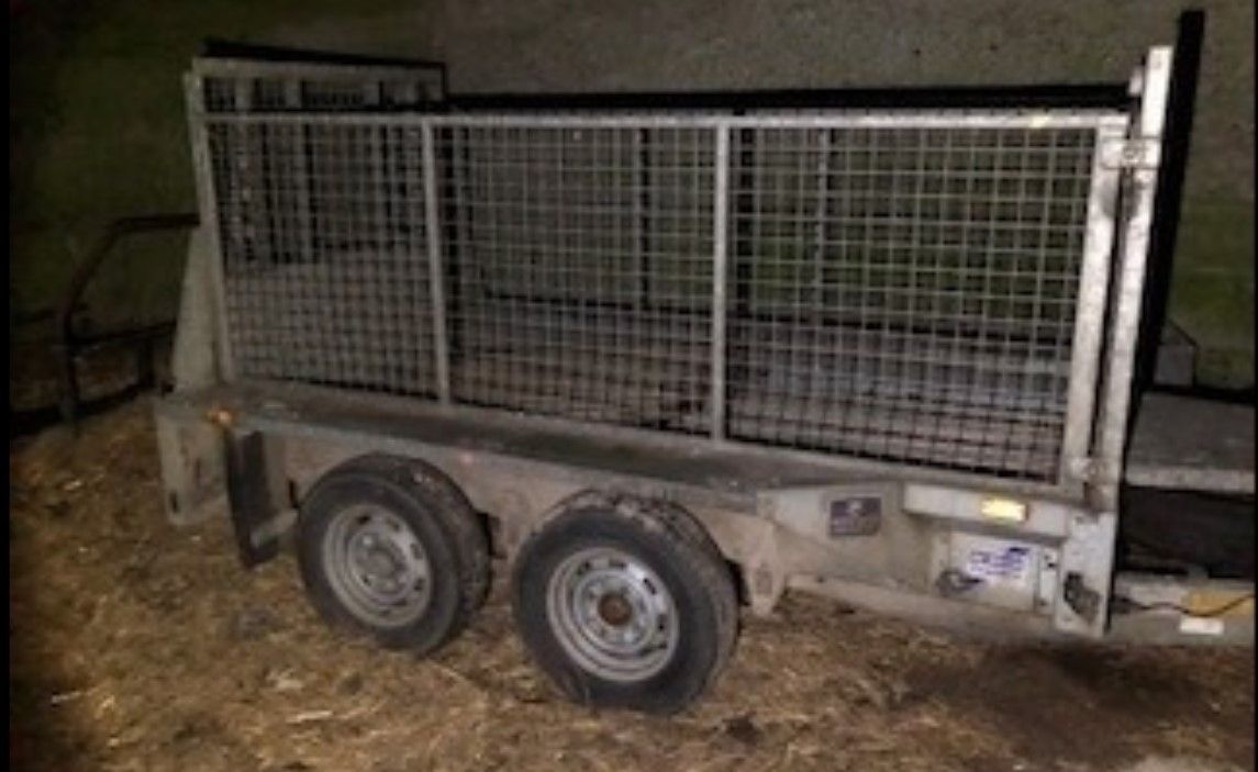 Owner sought after trailer found abandoned in farmyard
