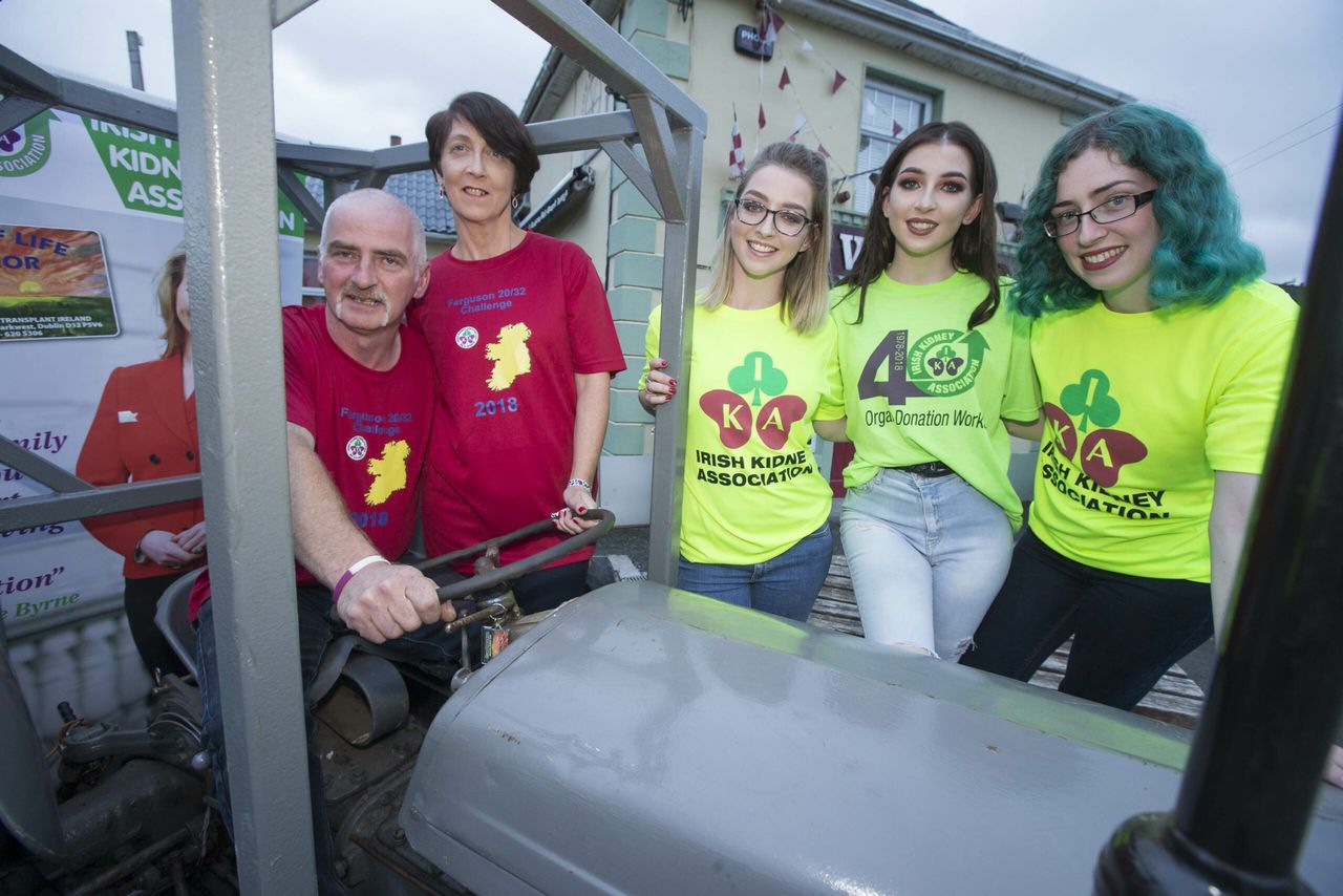 32-county trip for organ donor awareness - on a Ferguson 20