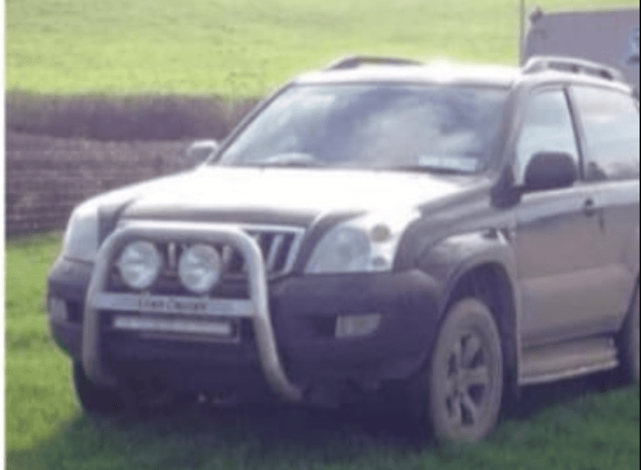 Toyota landcruiser stolen from Kingscourt in overnight heist