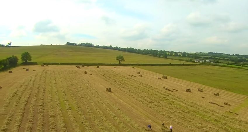 Video: Baling hay for the Aga Khan in Laois