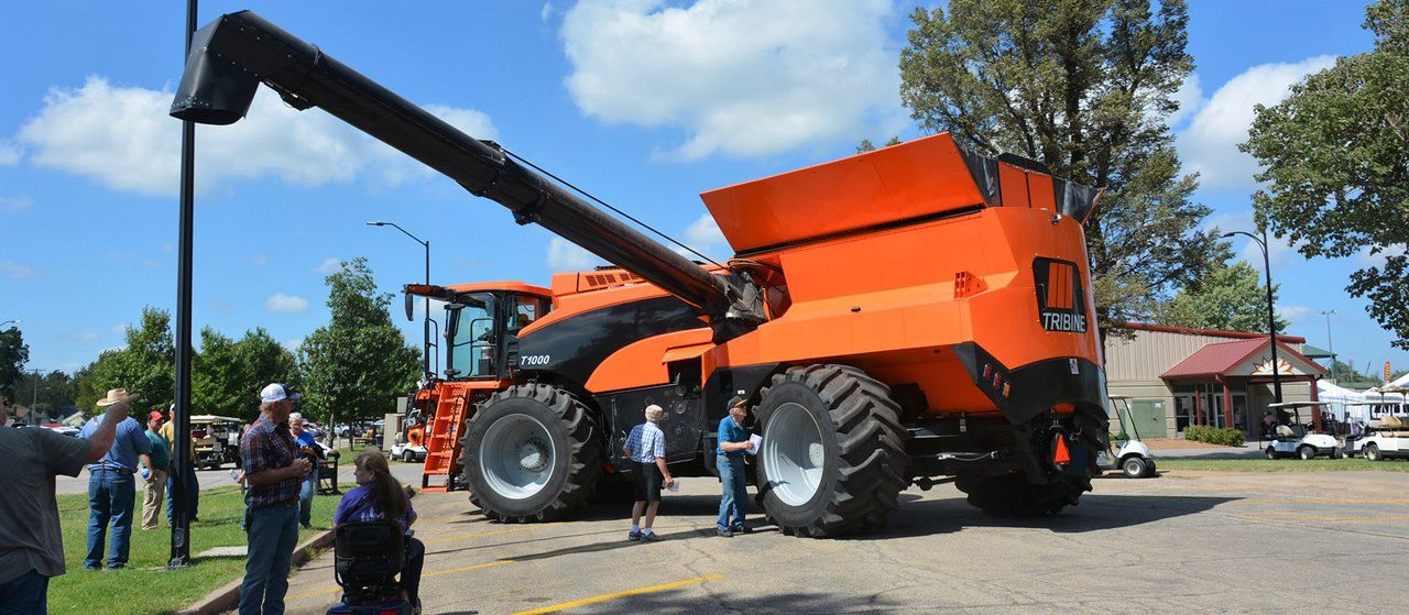 Tribine: A combine harvester story with a 'twist'