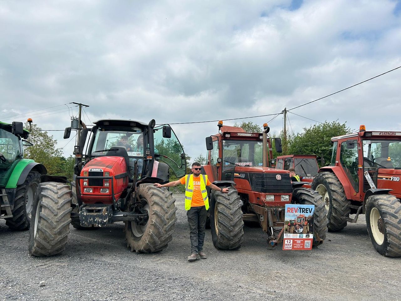 Rev for Trev tractor run aims to drive mental health change