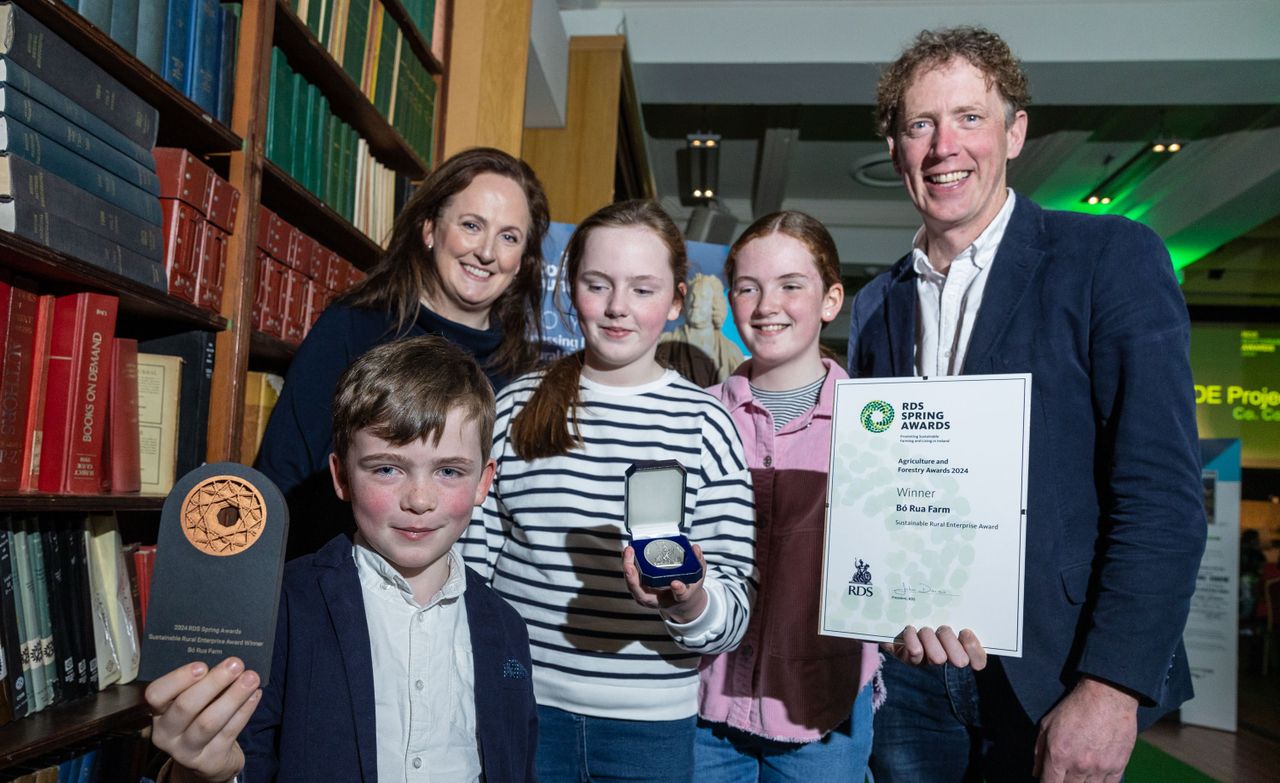 Watch: Cork dairy farm wins RDS sustainability award