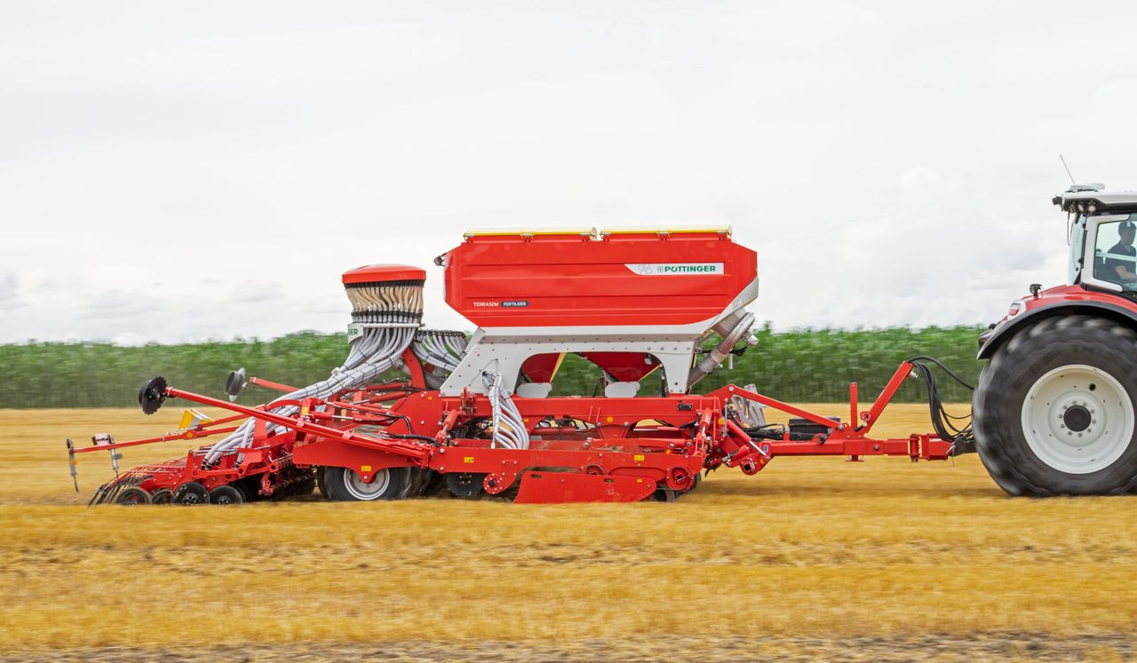 'Triple-shoot sowing' now possible with Pottinger drills