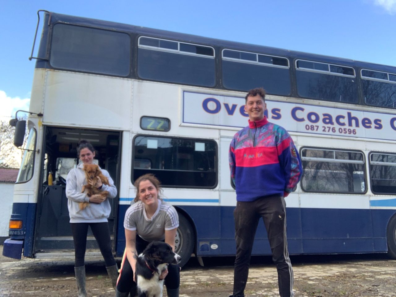 Farm family in drive to convert double decker bus