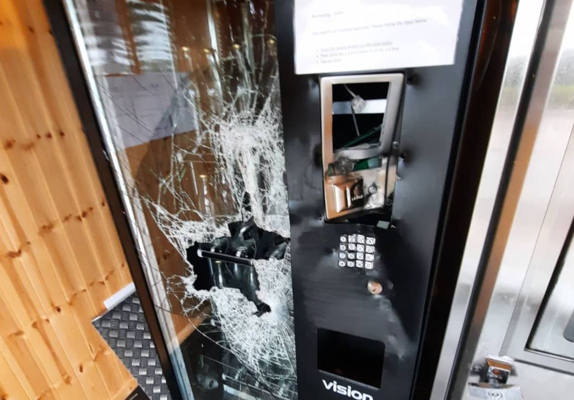 Milk vending machine business 'forced to close' after vandalism
