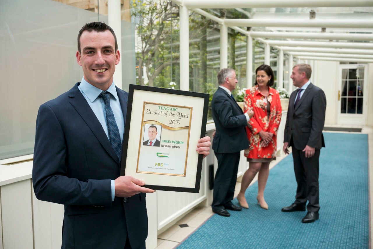 Galway farmer wins Teagasc/FBD Student of the Year award