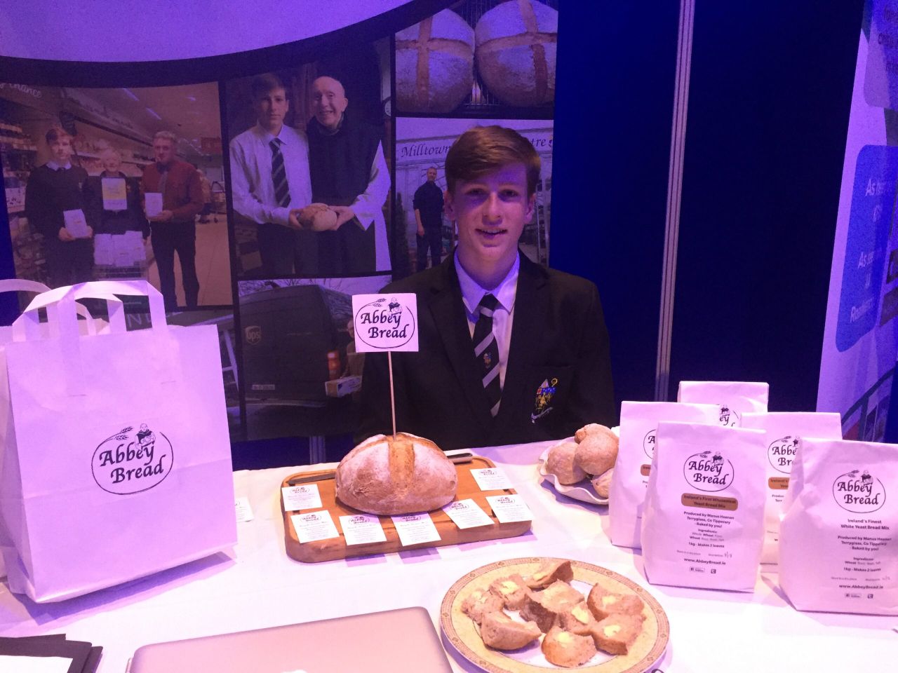 Tipperary student 'rises' to the top with monks' yeast bread mix