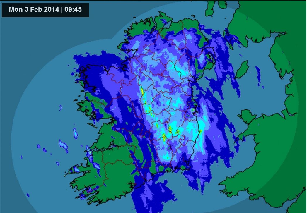 Heavy rain for Munster & Leinster today