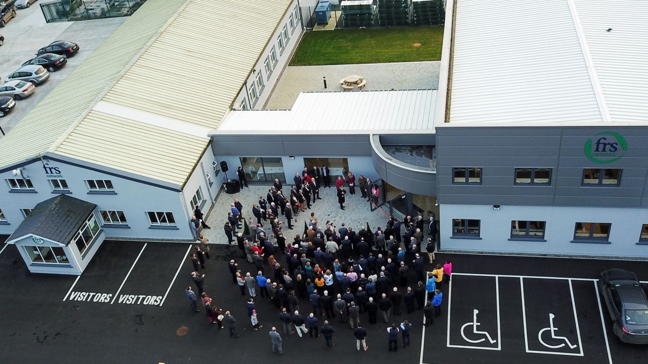 Over 200 people attend the official opening of FRS Network's new offices