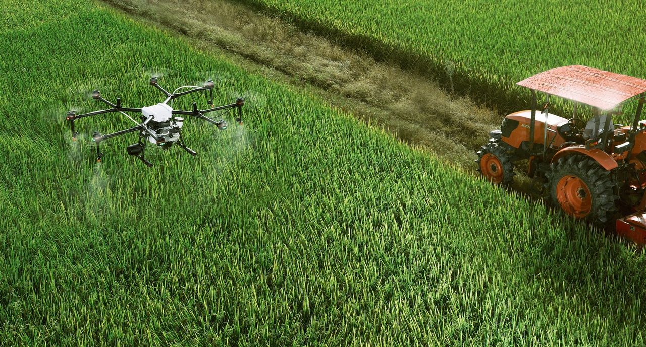 Drone technology to predict animal health and crop disease