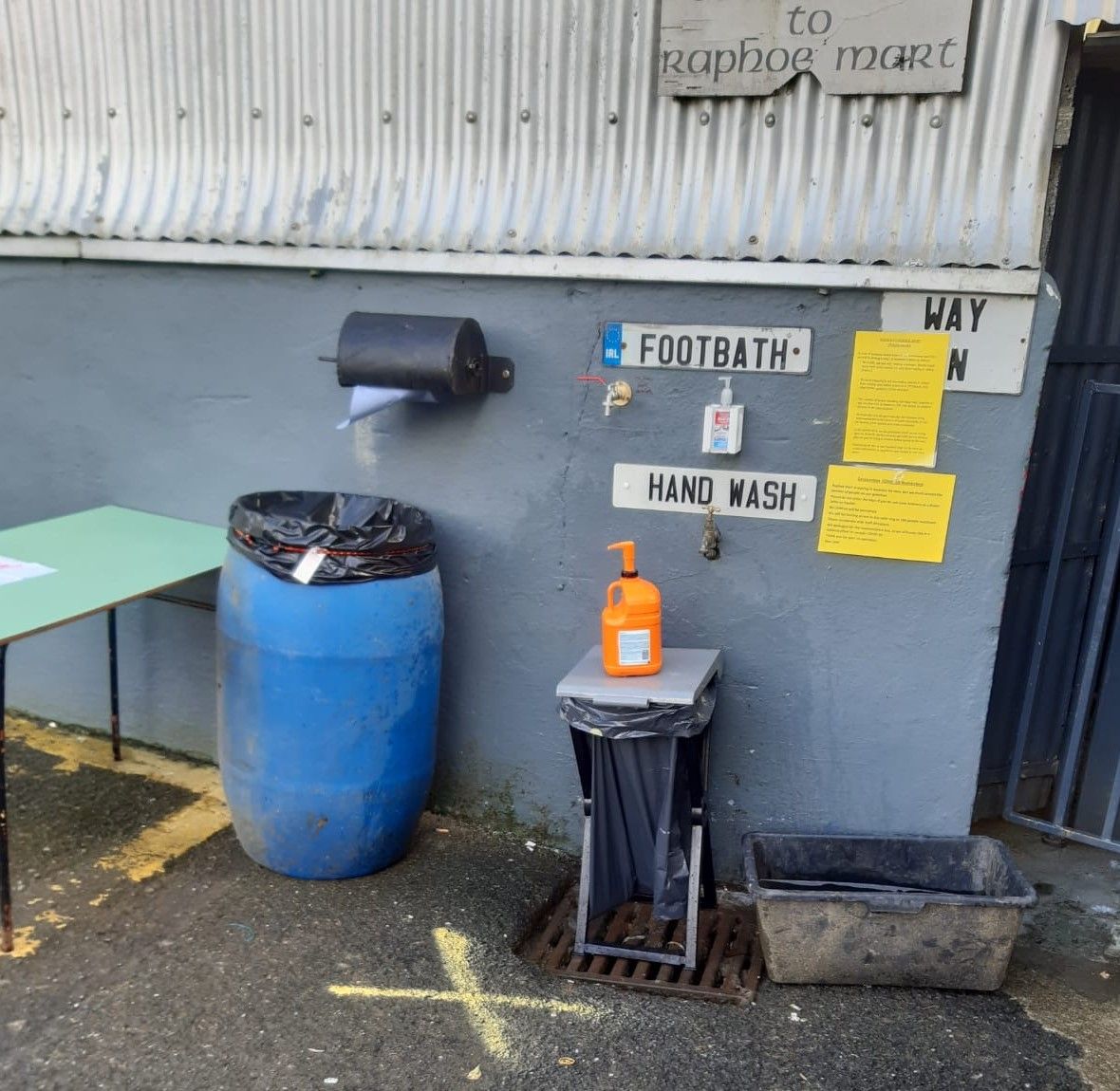 Pics: Raphoe Mart reopens with new measures in place