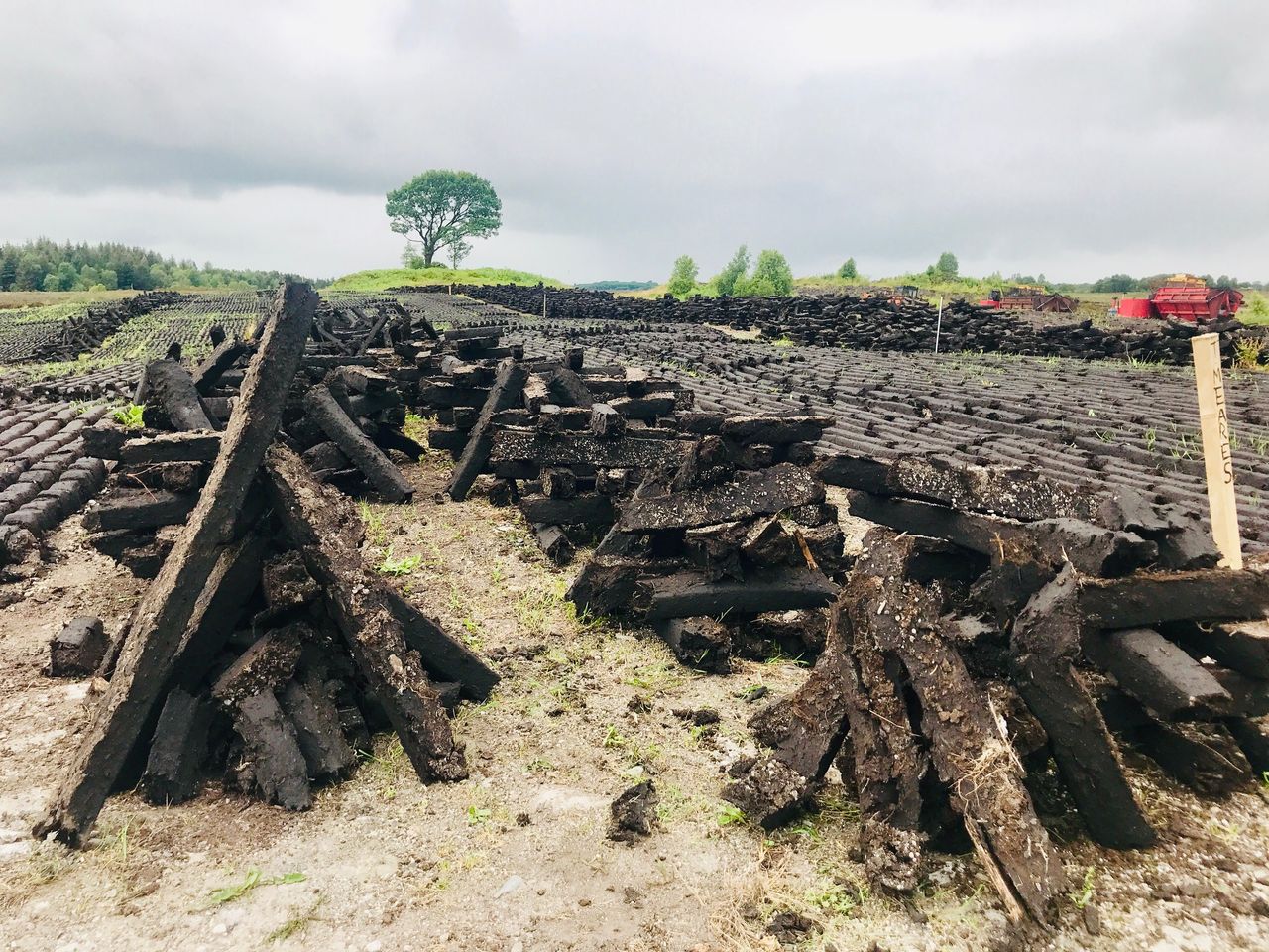 Peat harvesting and turf cutting at a standstill...due to planning issue