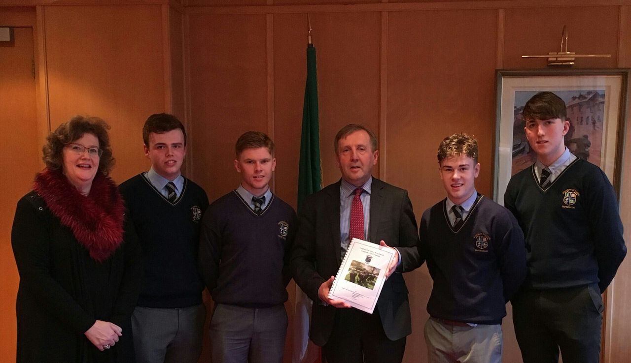 Students highlight importance of farm safety in meeting with Minister Creed