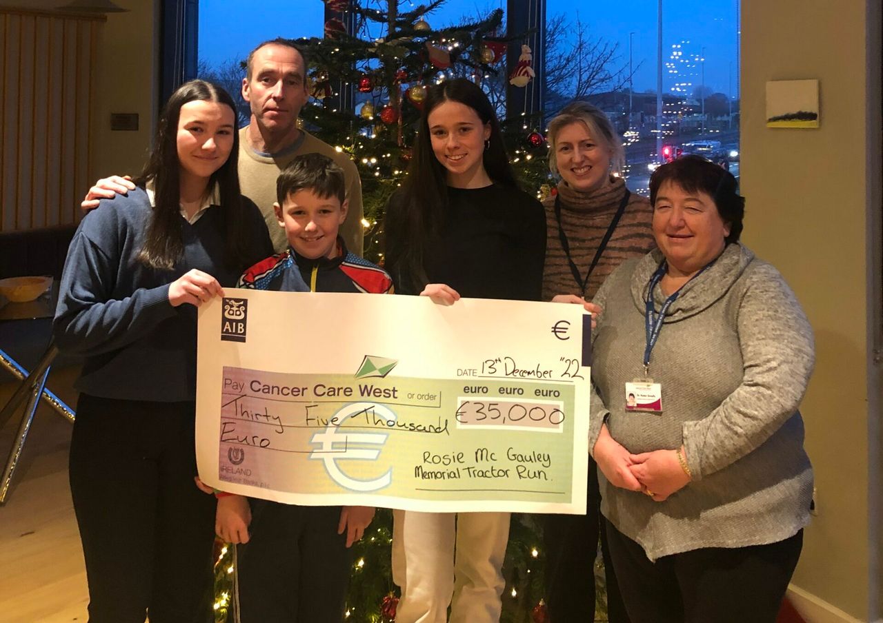 Rosie McGauley memorial tractor run raises €35k for cancer care