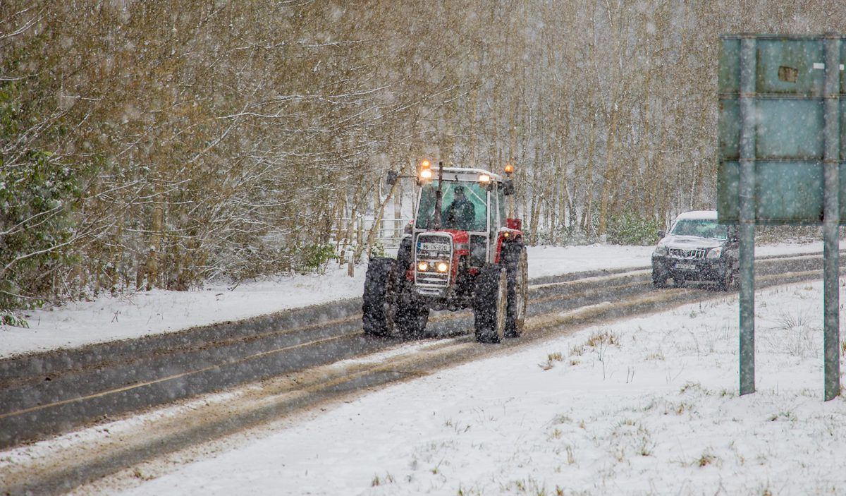Roads remain treacherous and impassable in many areas