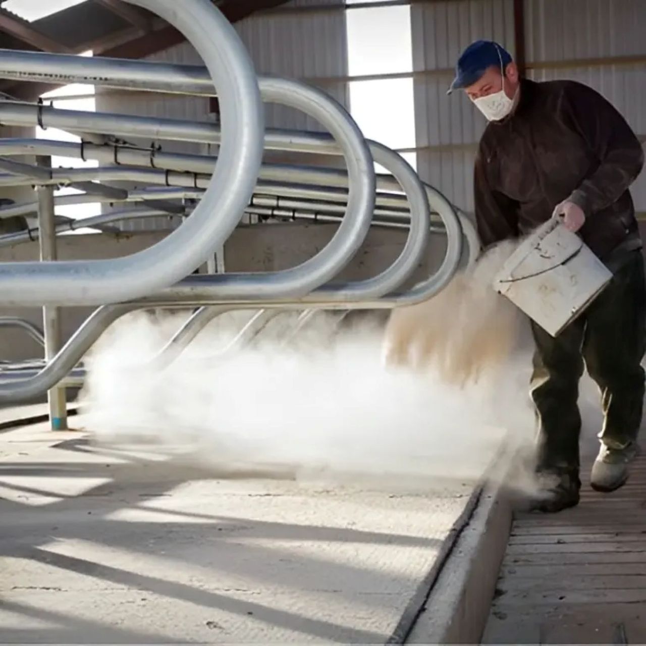 Tackling mastitis through a sawdust and lime mix