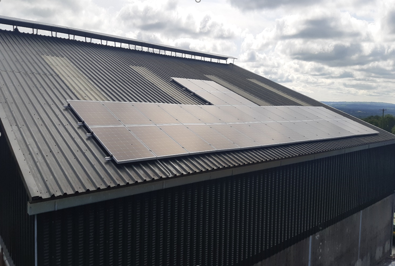 10kwp system on a dairy farm in Kilkenny