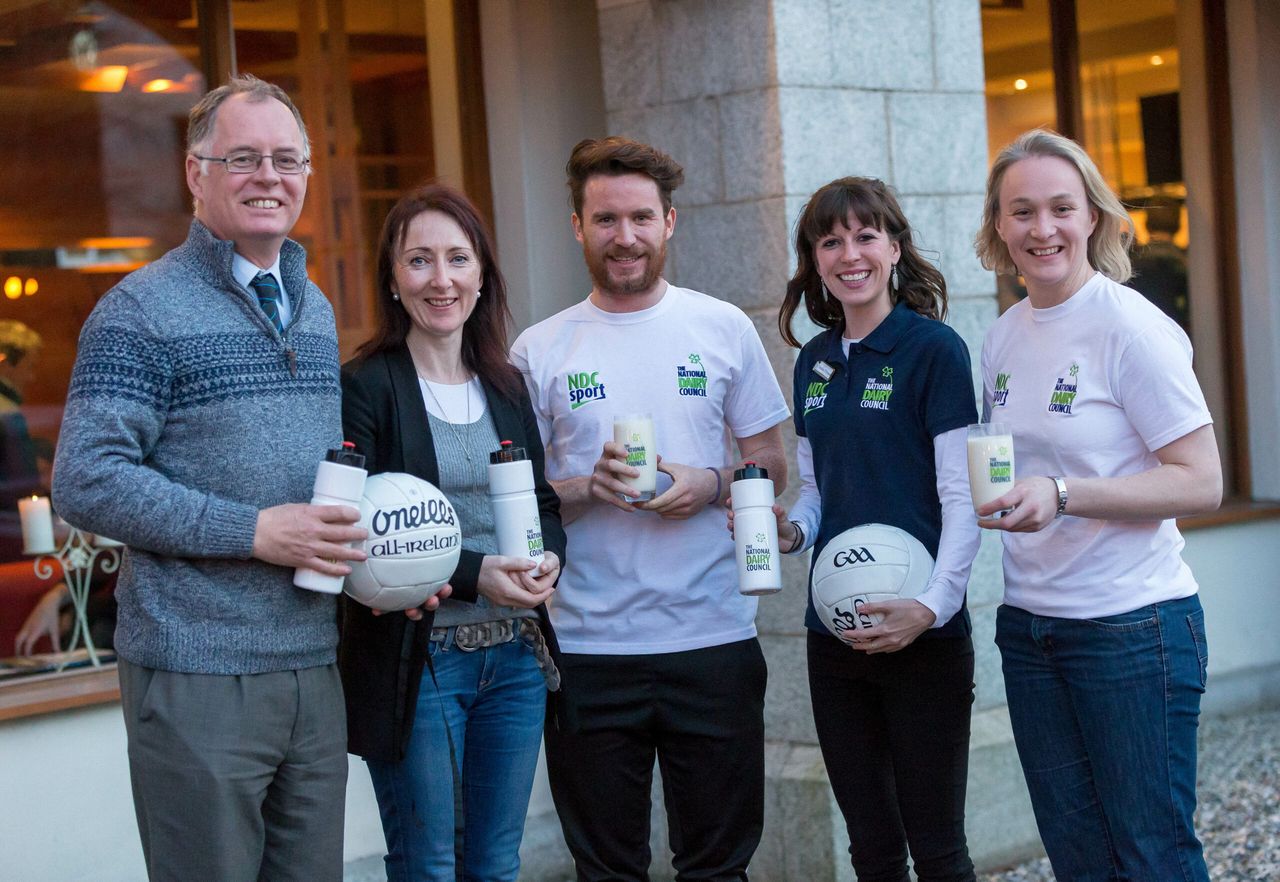 What food are young GAA players encouraged to get five servings of a day?
