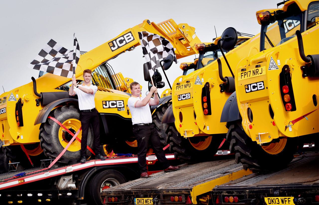 JCB machines drafted in for British Grand Prix