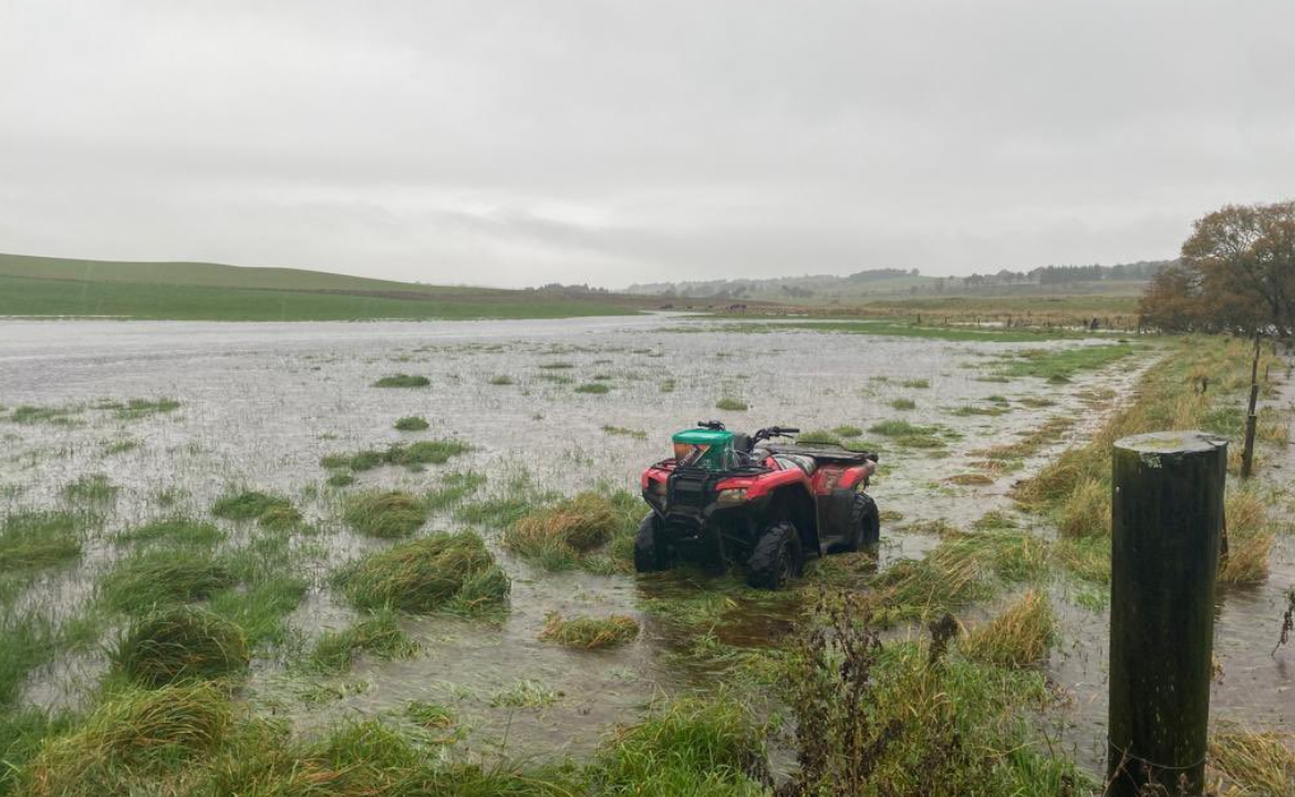 Video: Farmers face 'unprecedented damage' after flooding in Scotland