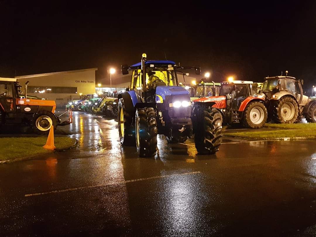 Third time's the charm: 'Parade of Light' tractor run returns