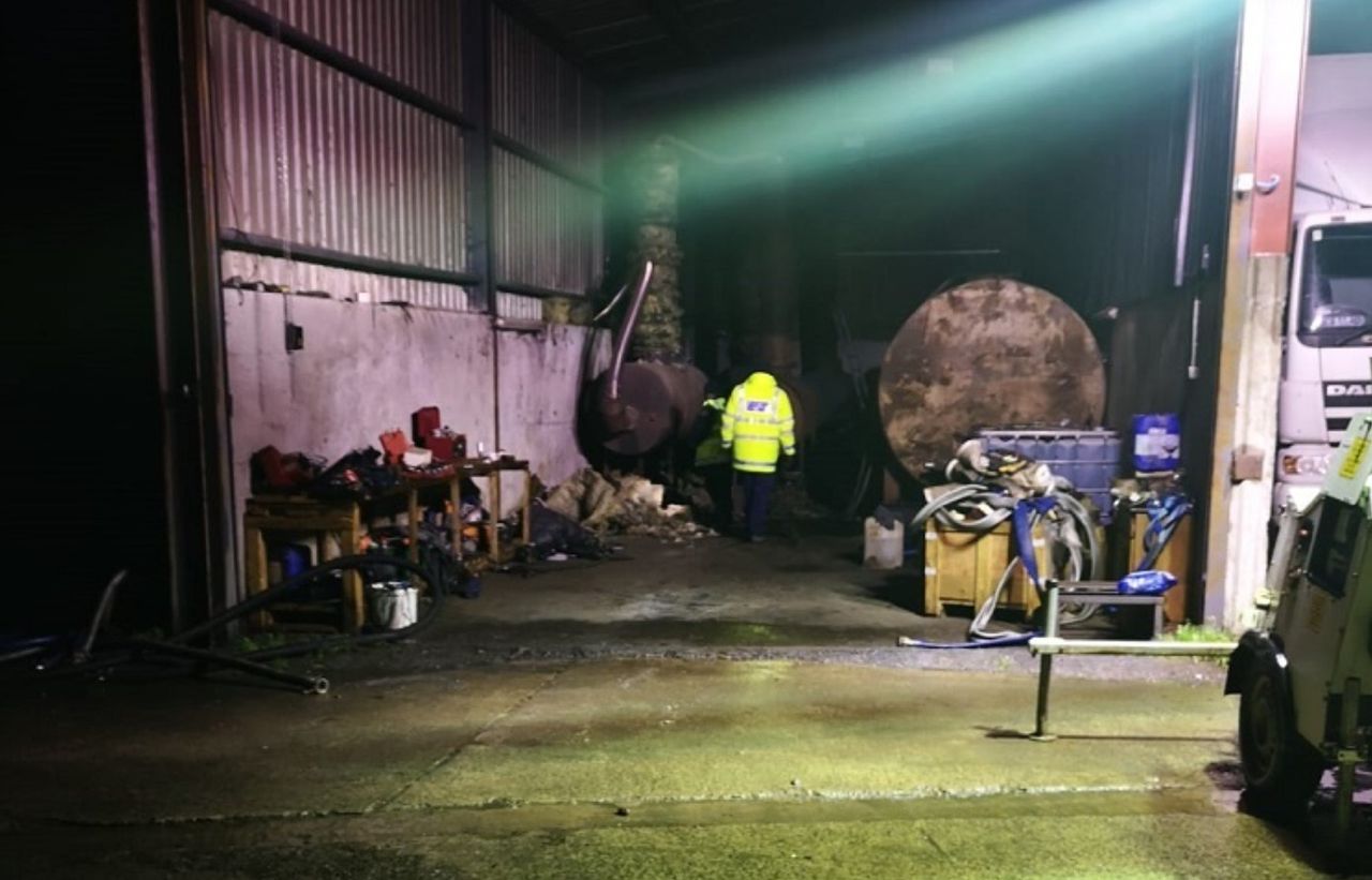 Fuel laundering plant uncovered in rural raid by Revenue