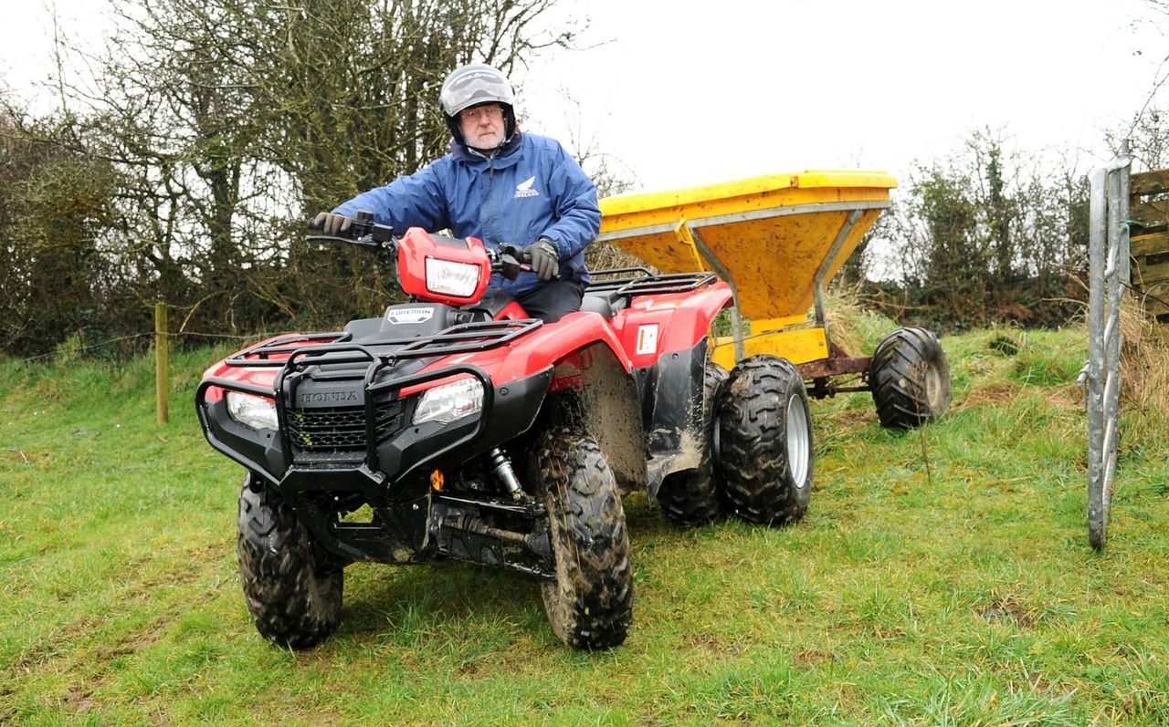 See why this quad was booted up with 'duals' at the rear