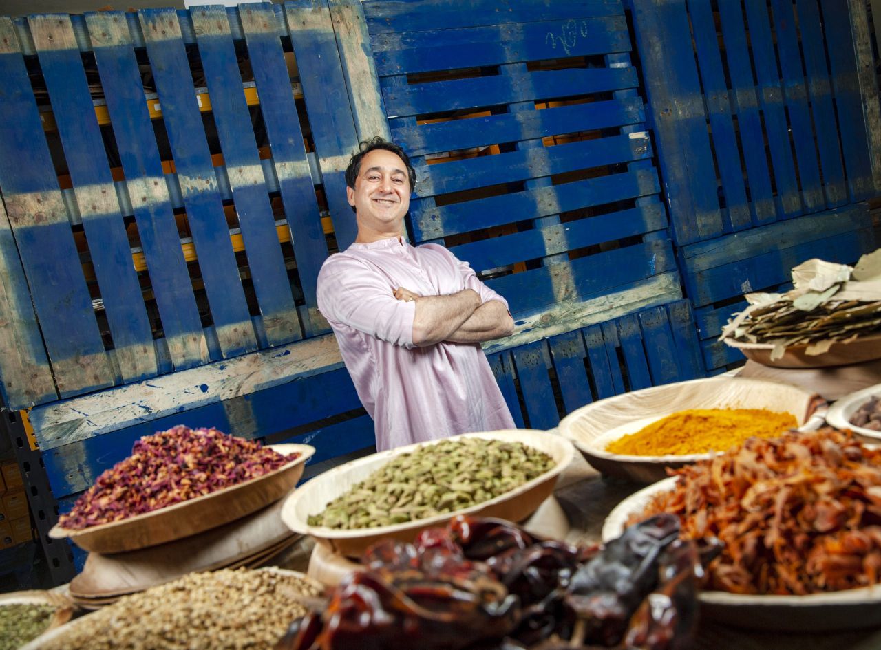Spice master Arun Kapil of green saffron spices. Source: Darragh McSweeney/Provide.